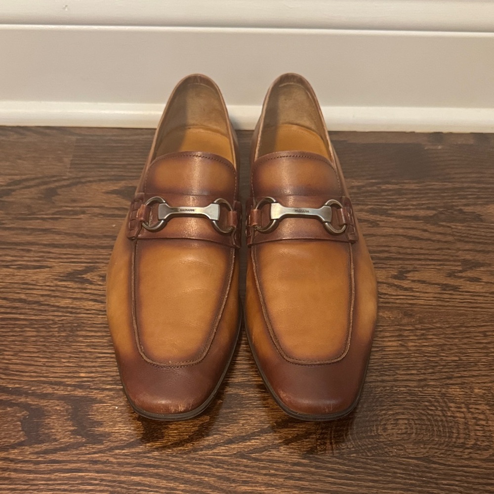 Men’s Magnanni Rafa II Cognac Leather Loafers